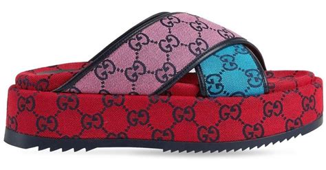 sandali rosa gucci|gucci platform sandals for women.